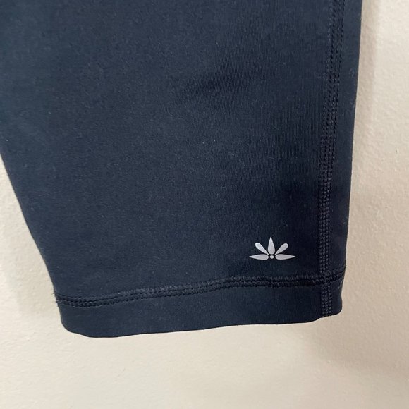 Lukka Womens Crop Capri Athletic Workout Leggings Black Gray Pink Size Large - Picture 5 of 13